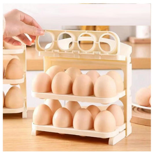 3 Layer Flip Egg Rack |🔥FLAT 50% OFF SALE🔥